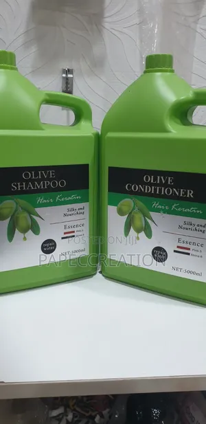 Olive Shampoo and Conditioner With Keratin