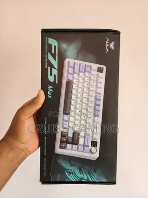 Aula F75 Max RGB Mechanical Gaming Keyboard With Screen Tactile Knob