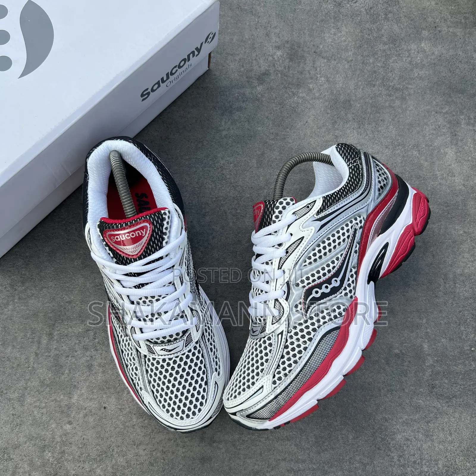 Original Saucony White and Red