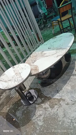 Imported 2in1 Marble Center Table