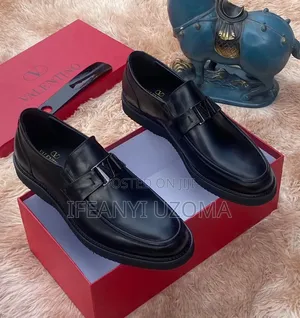 Valentino Black and Brown Quality Shoe