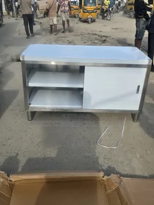 Commercial Table With Cupboard Is Available for Sales