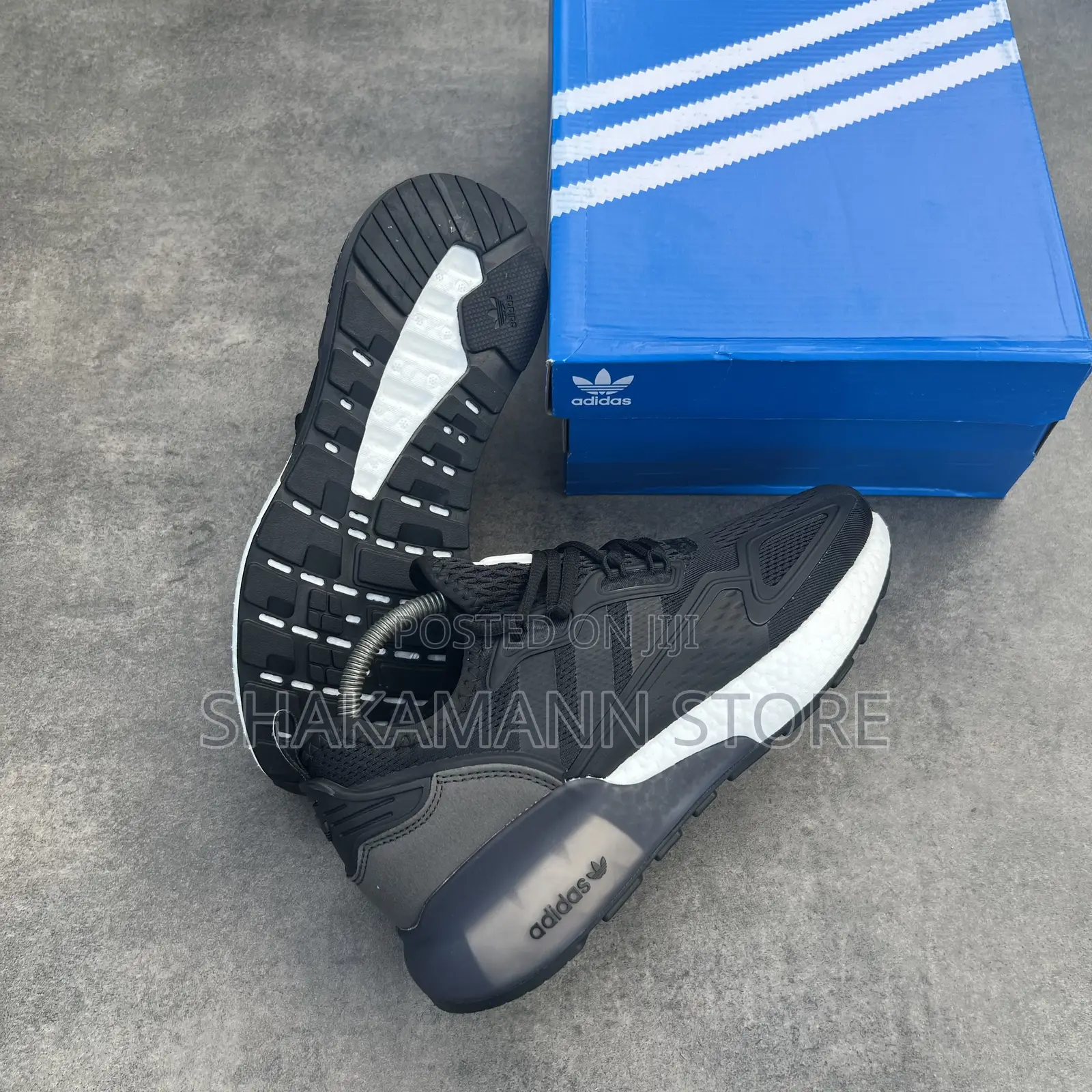 Original Adidas Runner Triple Black White Sole