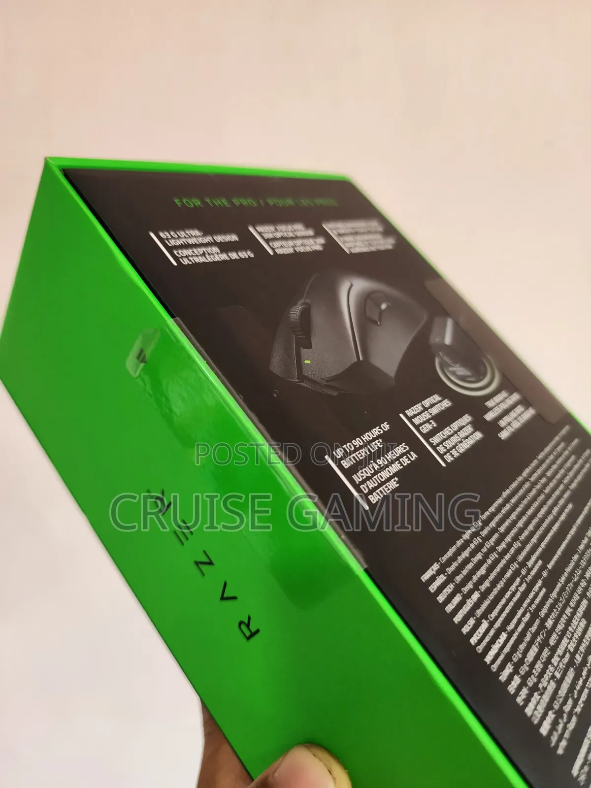 Razer Deathadder V3 Pro Wireless Gaming Mouse 8000hz Dongle Model