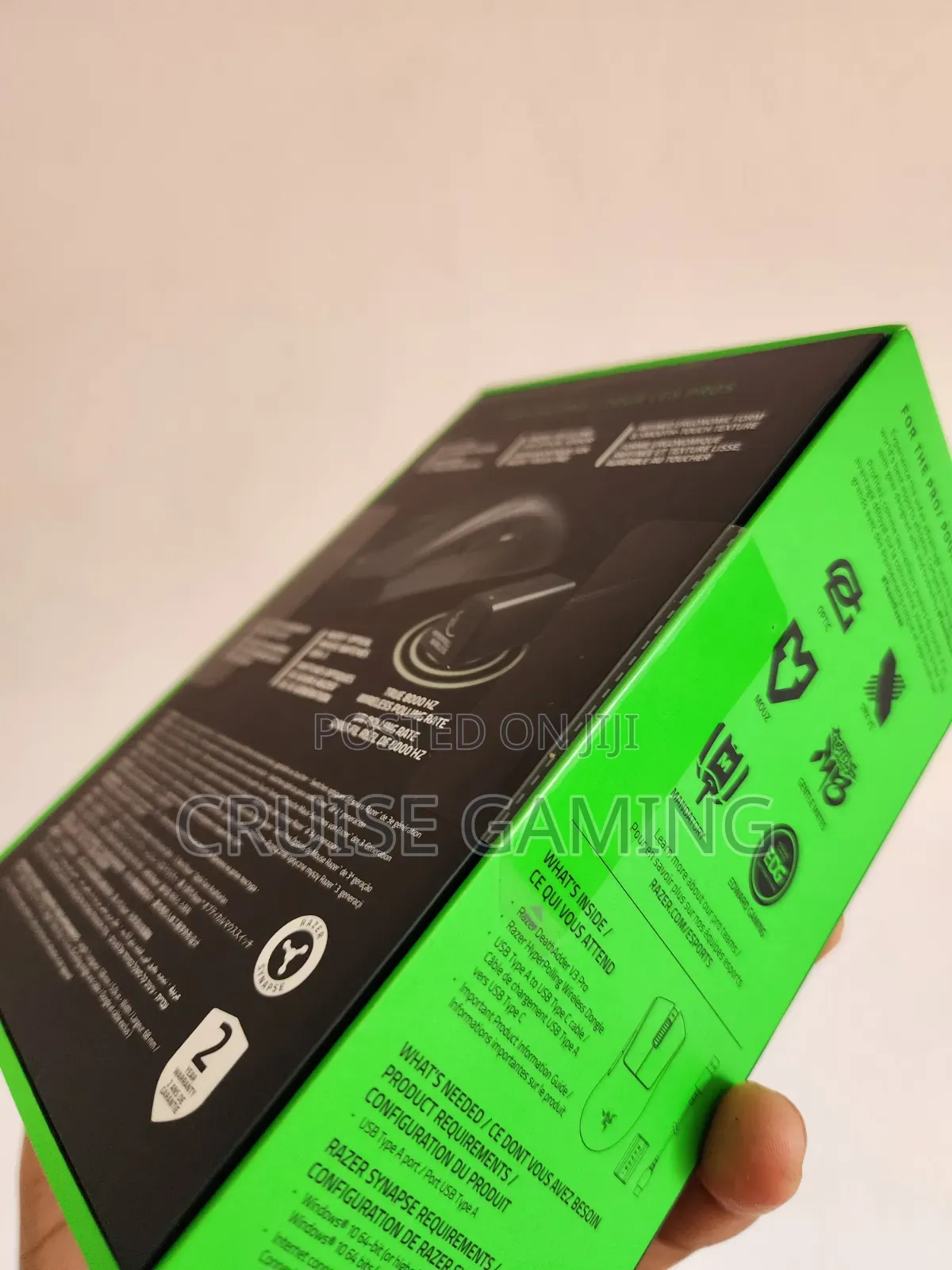 Razer Deathadder V3 Pro Wireless Gaming Mouse 8000hz Dongle Model