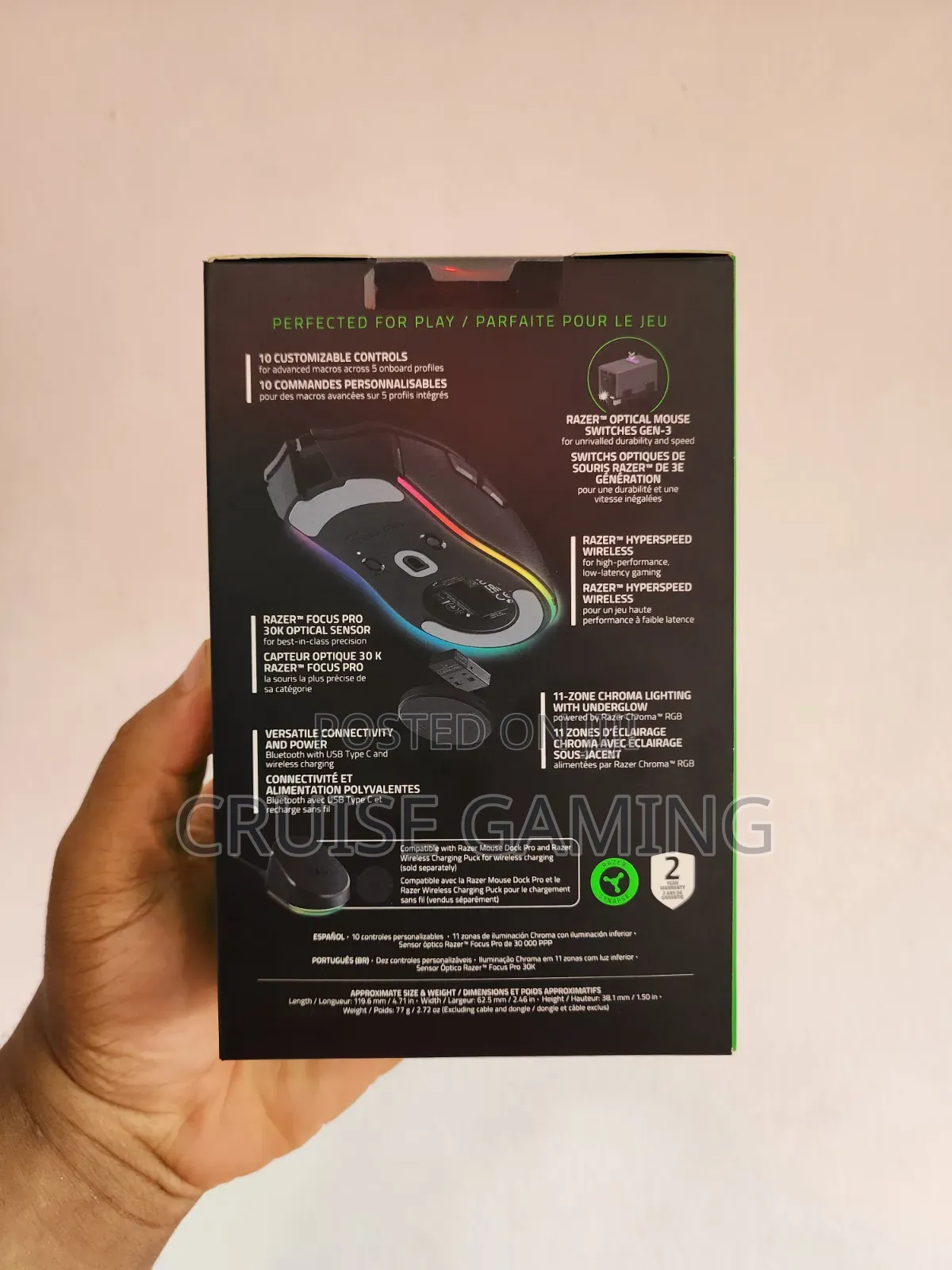 Razer Cobra Pro Wireless RGB Gaming Mouse