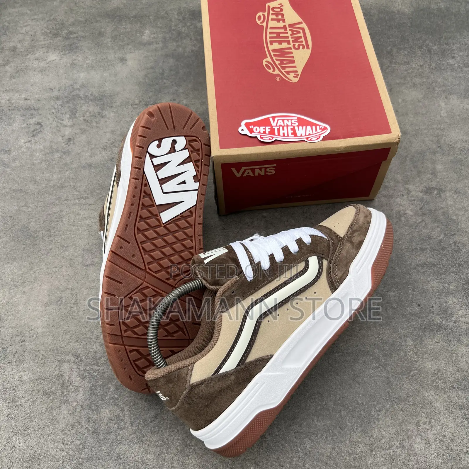 Original Hylane Vans Brown and White