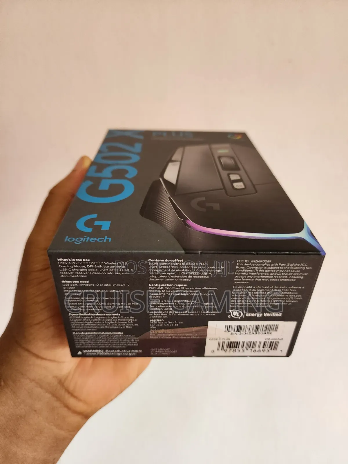 Logitech G502 X Plus Lightspeed Wireless RGB Gaming Mouse