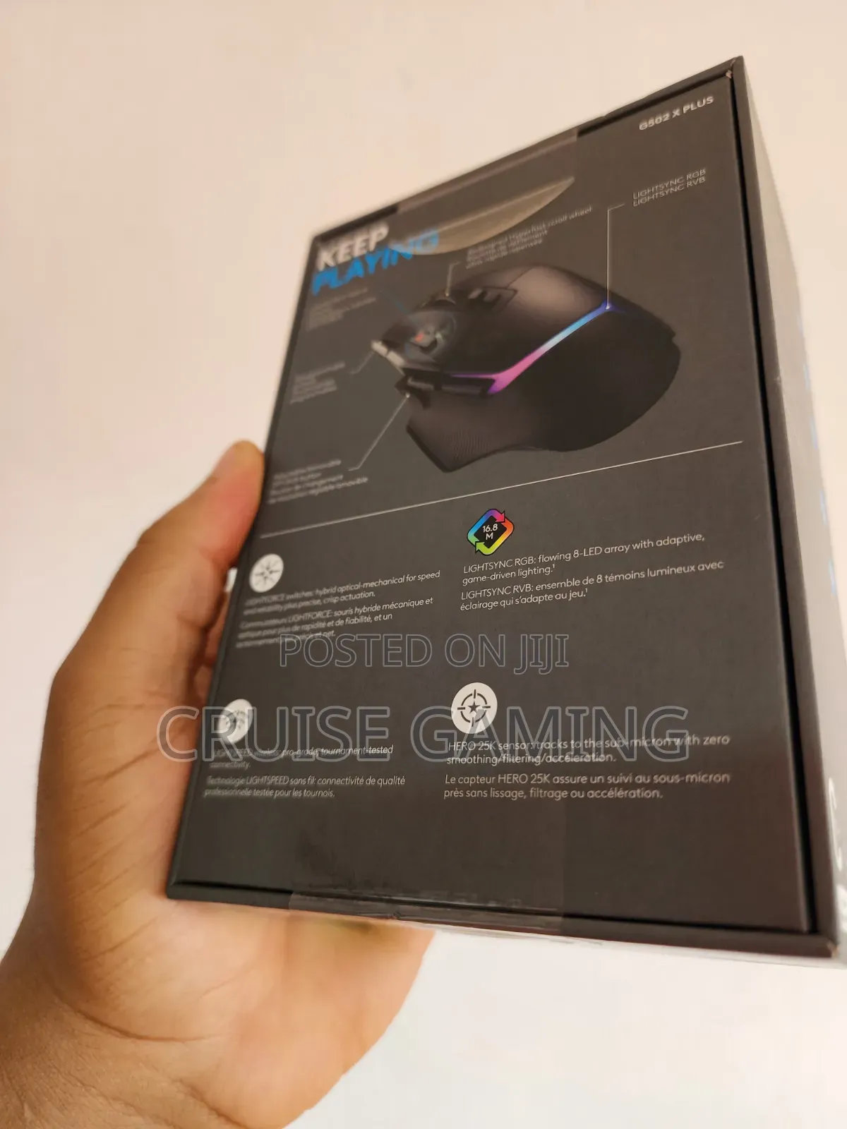 Logitech G502 X Plus Lightspeed Wireless RGB Gaming Mouse