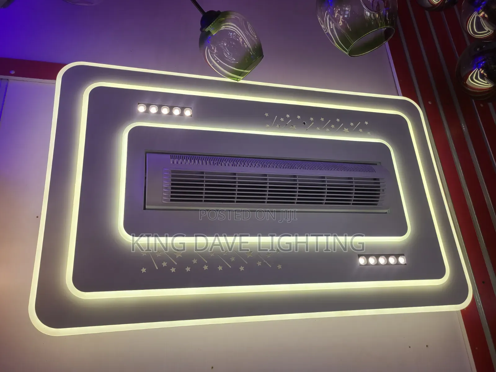 Led Ceiling Fitting With Inbuilt Fan