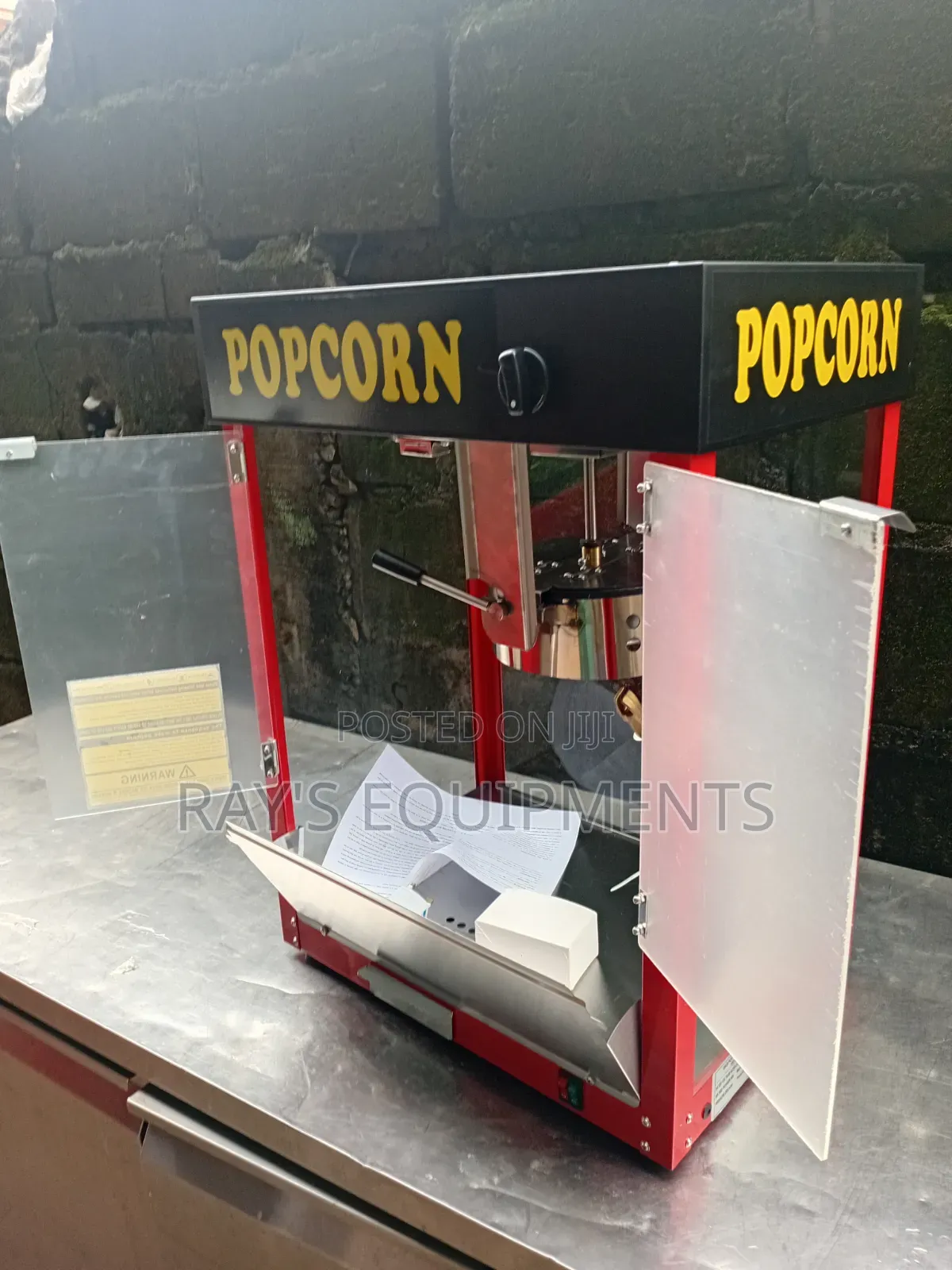 Foreign Gas Popcorn Machine