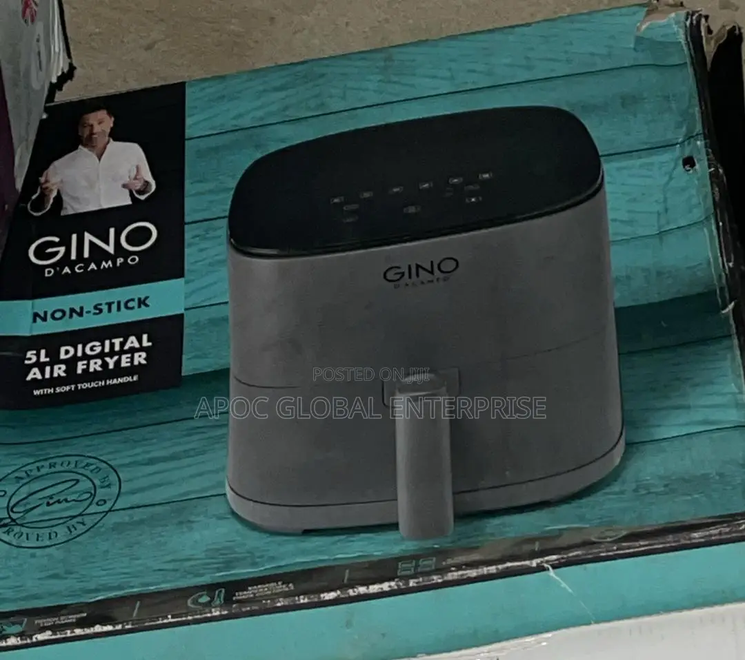 Gino d'Acampo Grey 5l Digital Air Fryer