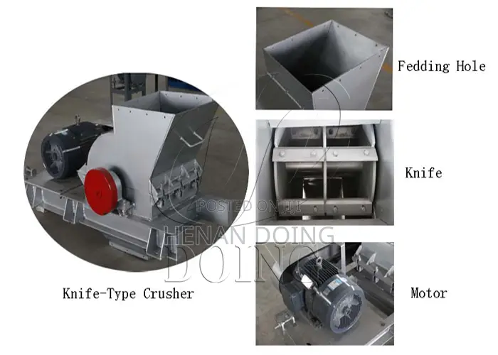 Hammer Crusher for Grating Cassava Automatic Tapioca Grinding Machine