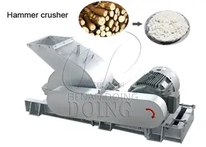 Hammer Crusher for Grating Cassava Automatic Tapioca Grinding Machine