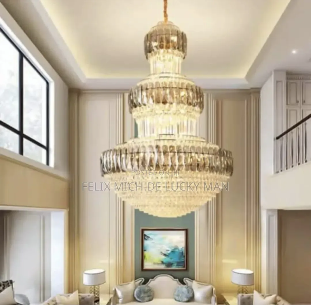 Modern Luxury Crystal Led Chandelier