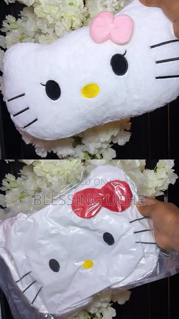 Kitty and Daisy Throw Pillows