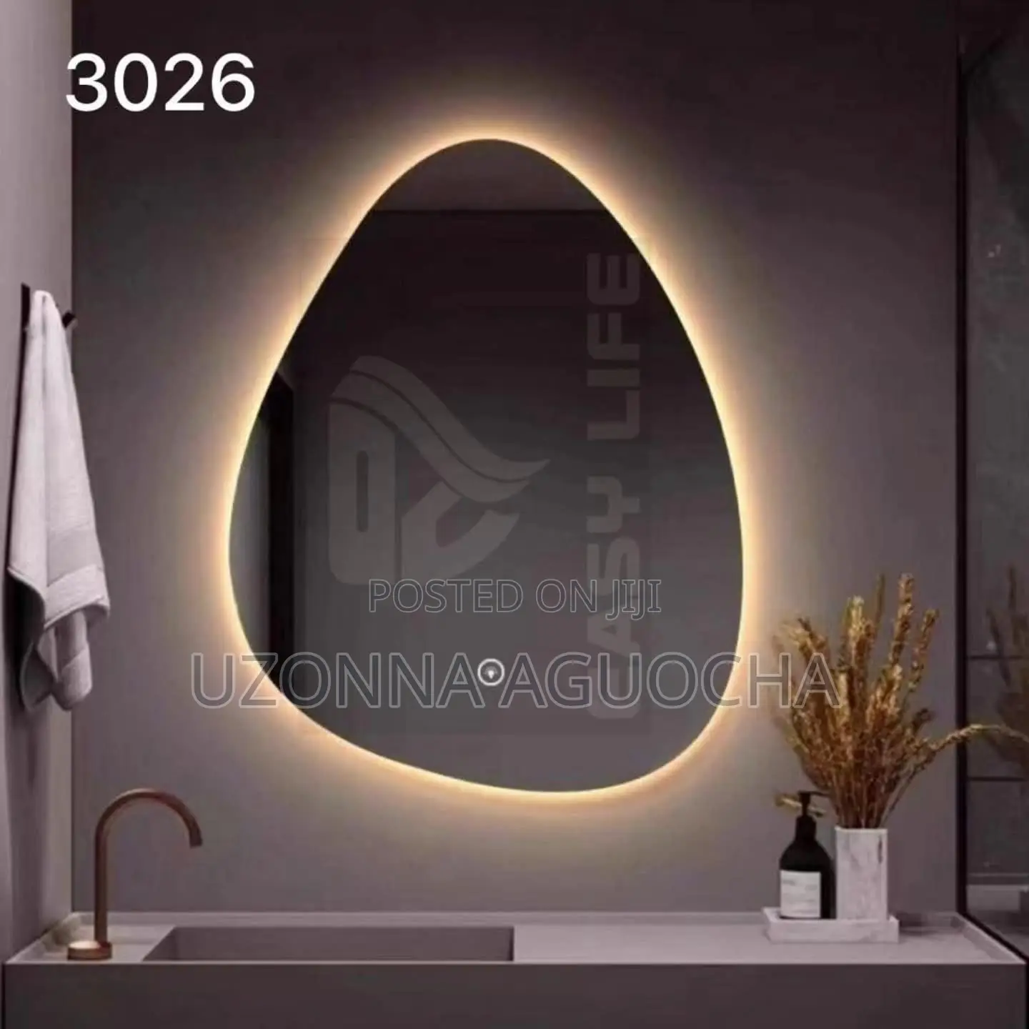 Led 3 Lights Mirror