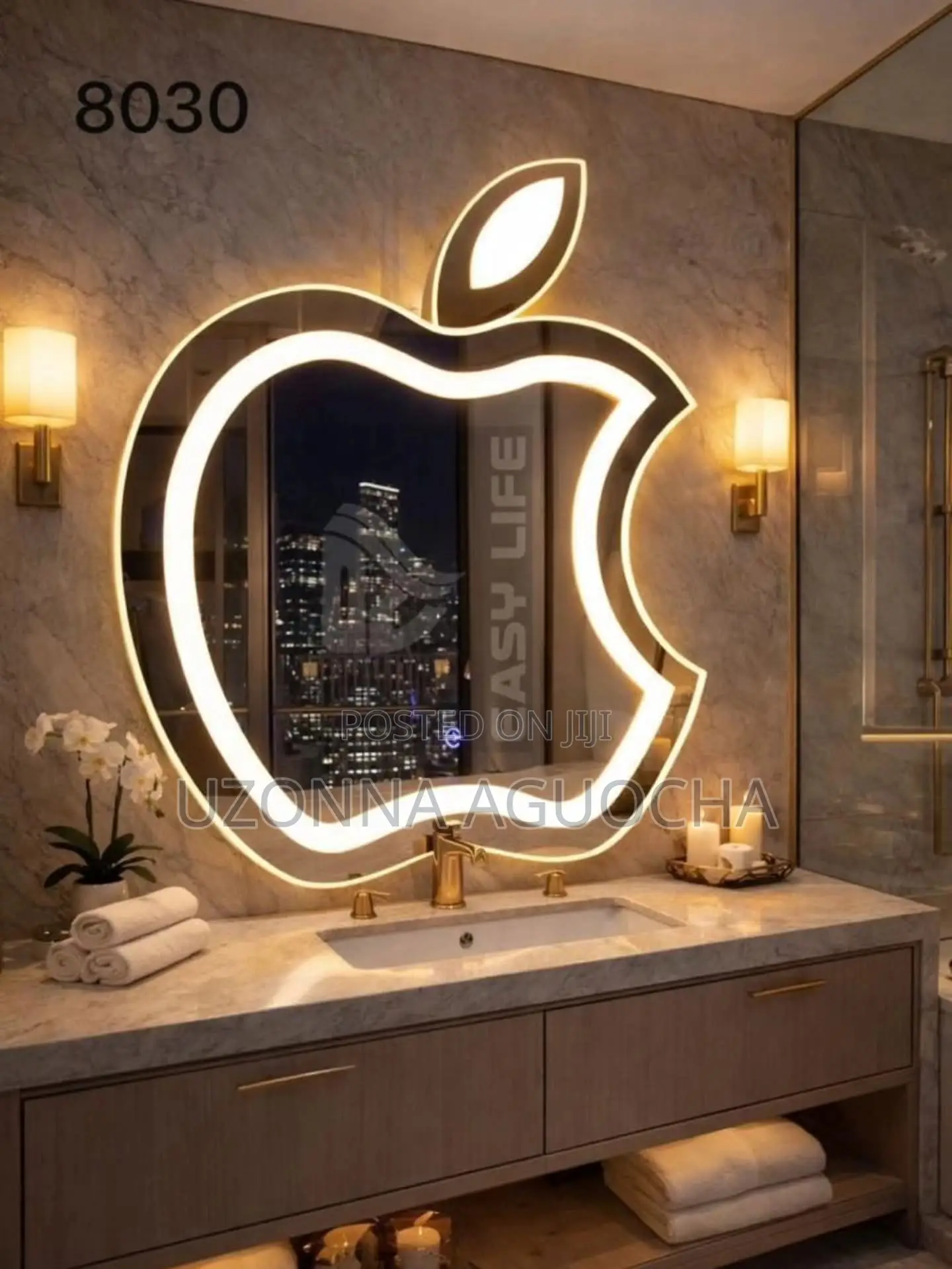 Led 3 Lights Mirror