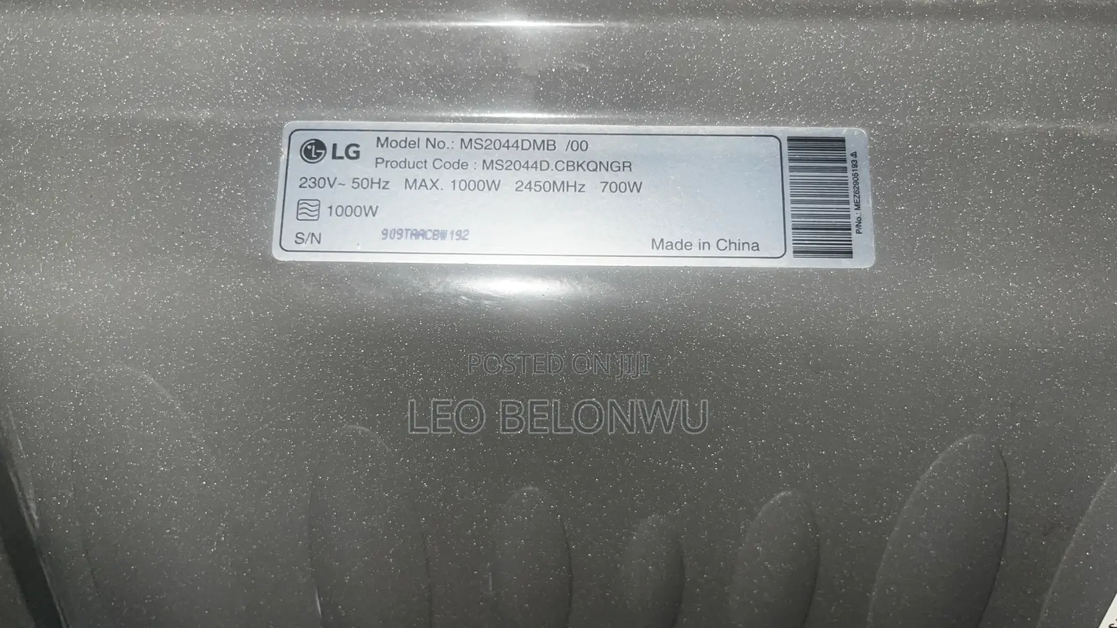 Lg Microwave 20l Very Cheap Works Perfect