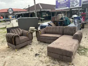 L-Sharp Couch With Extra Single Chair
