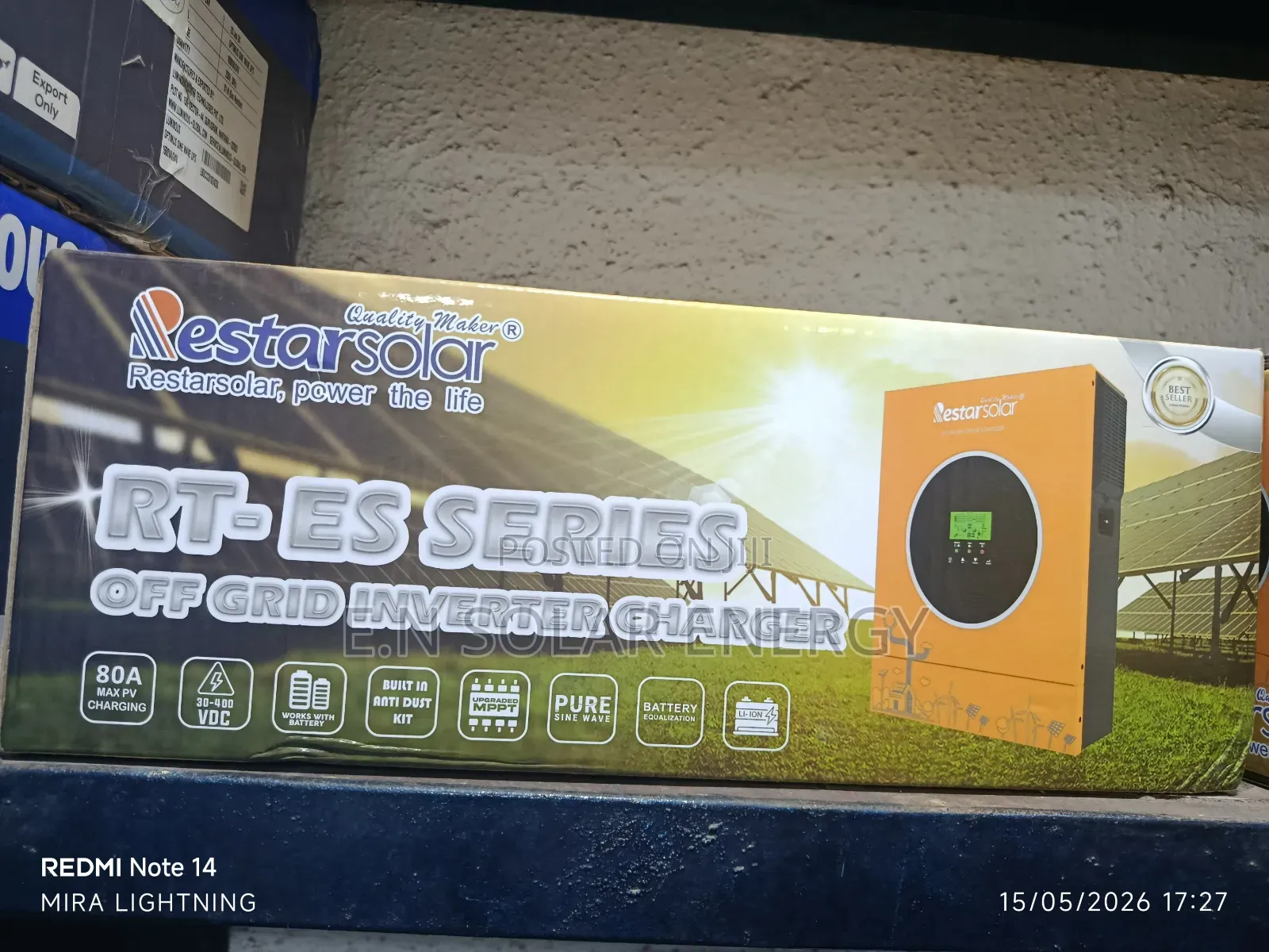2kva/12v Restar Hybrid Inverter Available