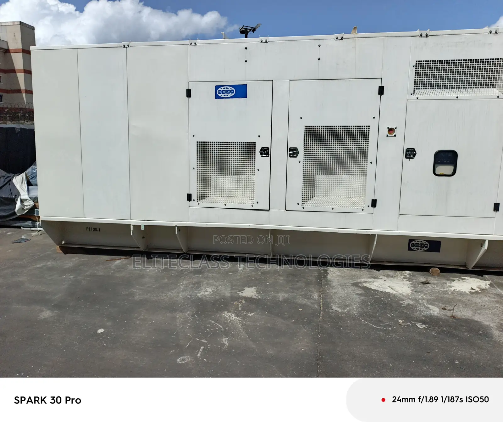 Fg Wilson 1000 Kva Enclosed Generator Unit