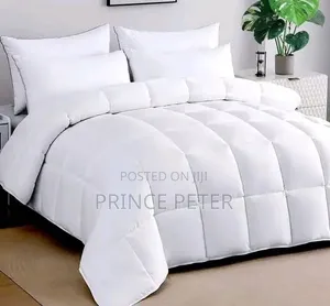 Pure America Cotton White Duvet, Bedsheet and Duvet Cover