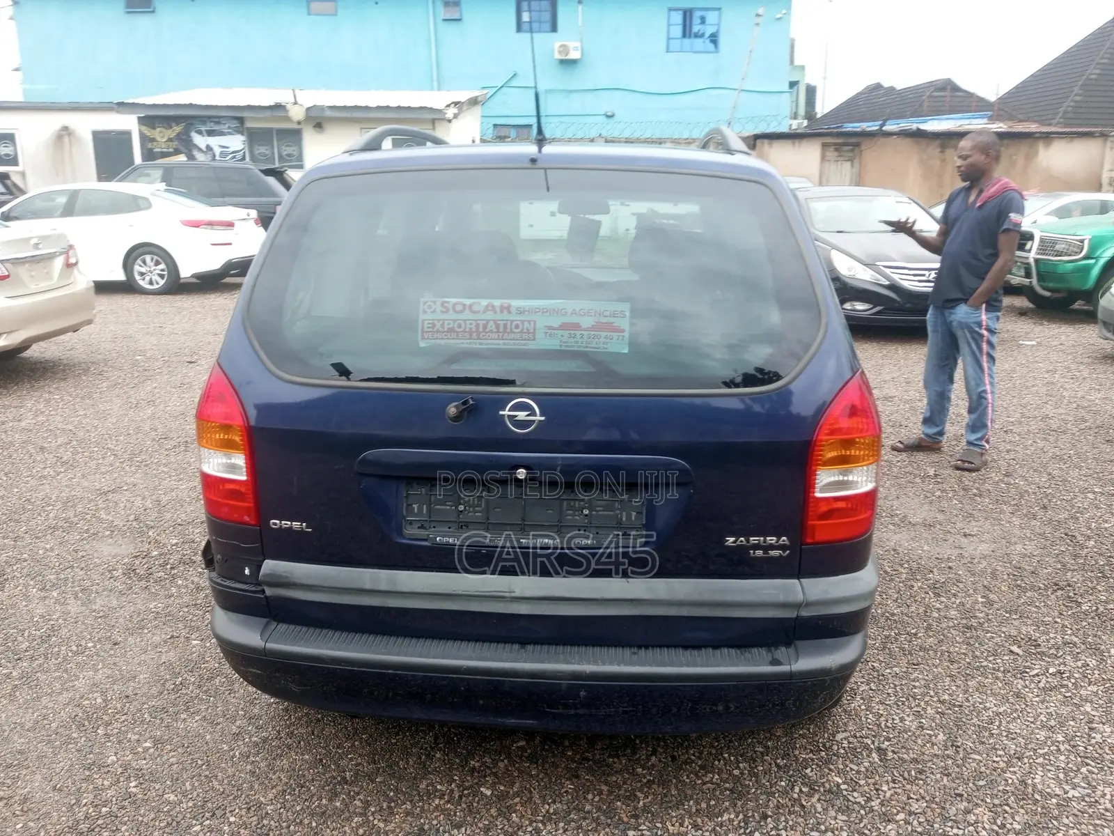 Opel Zafira 2001 Blue