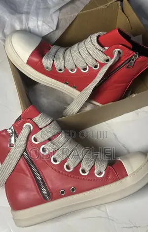 Red High Top Sneakers