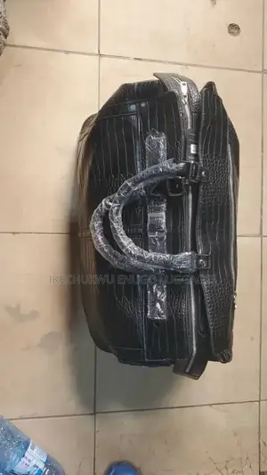 Genuine Leather Duffel Travel Bag