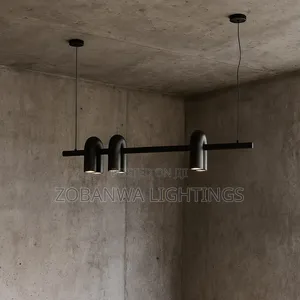 Minimalist Nordic Creative U-Shaped Water Pipe Rotating Lighting