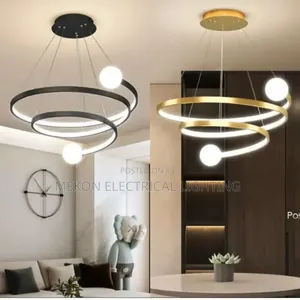 Led Spiral Chandelier