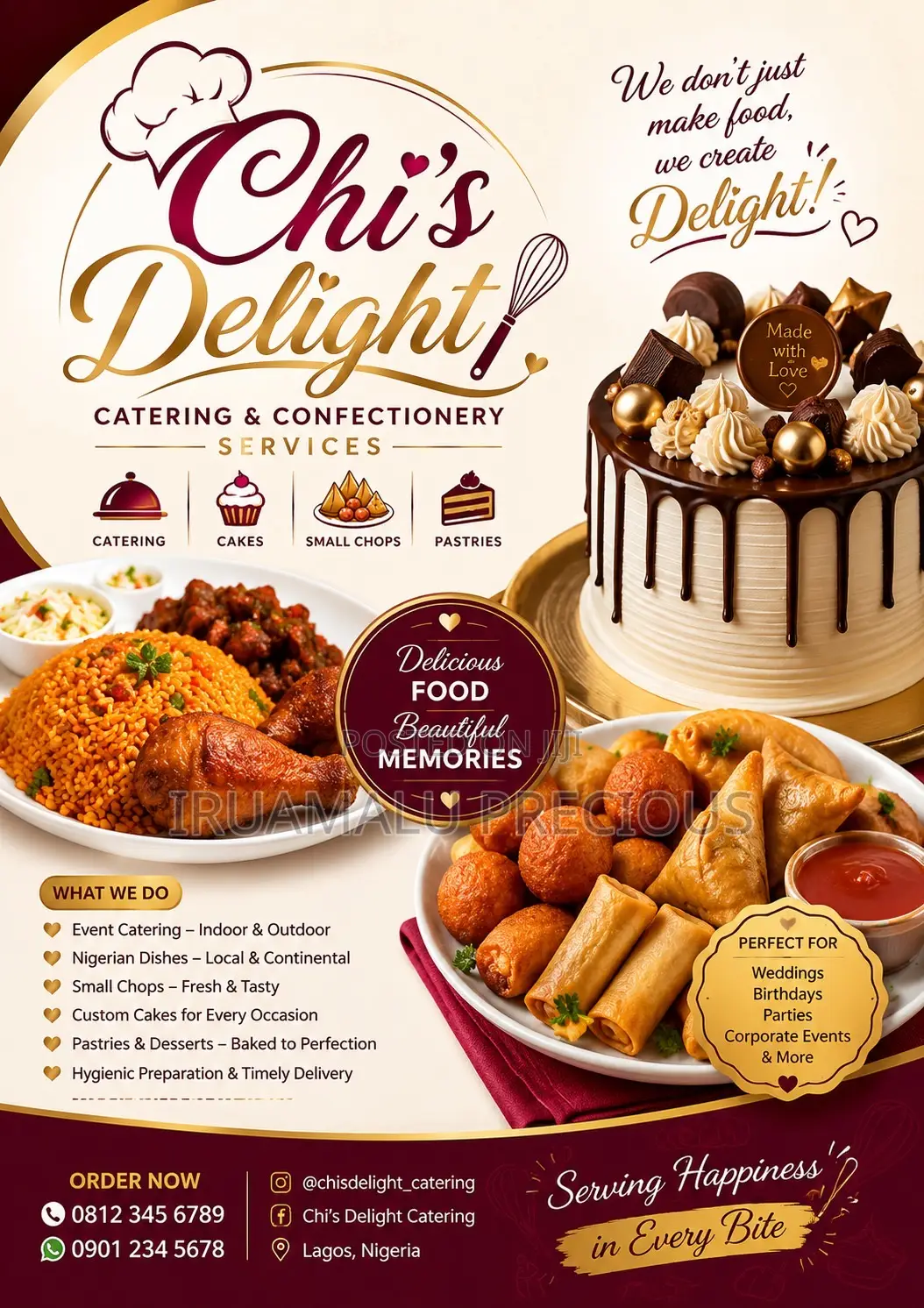 Chi’S Delight Catering Confectionery
