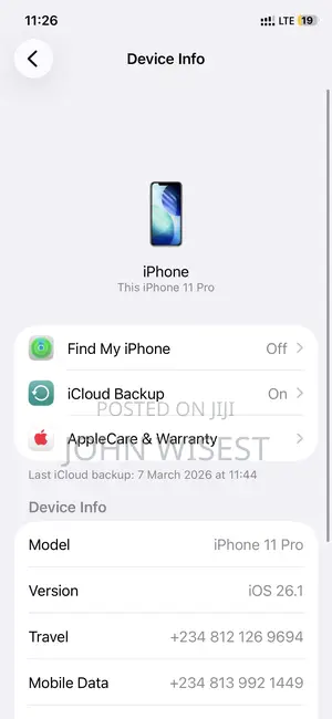 Apple iPhone 11 Pro 64 GB Rose Gold