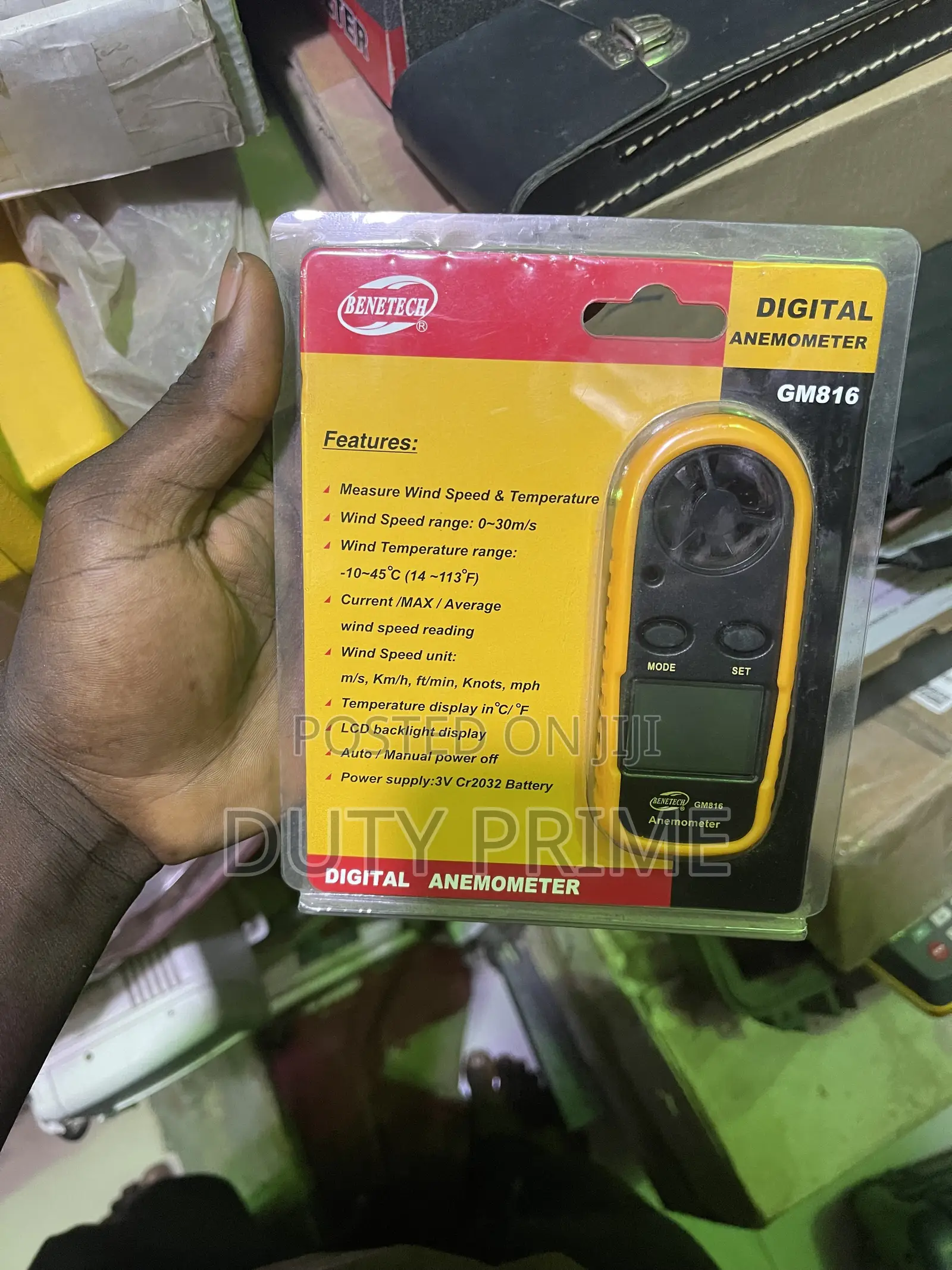 Gm816 Digital Anemometer Wind Speed Meter
