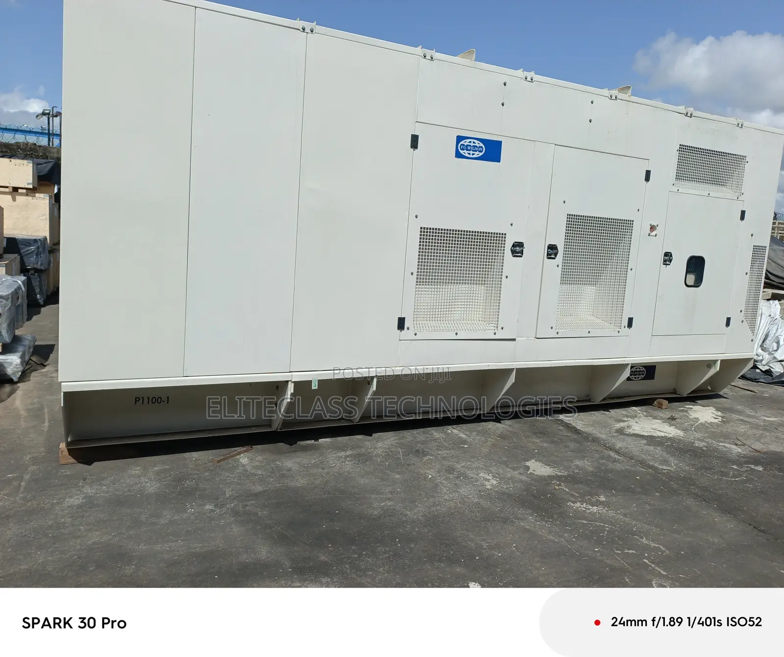 Fg Wilson 1000kva Containerized Soundproof Generator