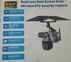 Dua Lens Dua Screen Solar Wireless Ptz Security Camera