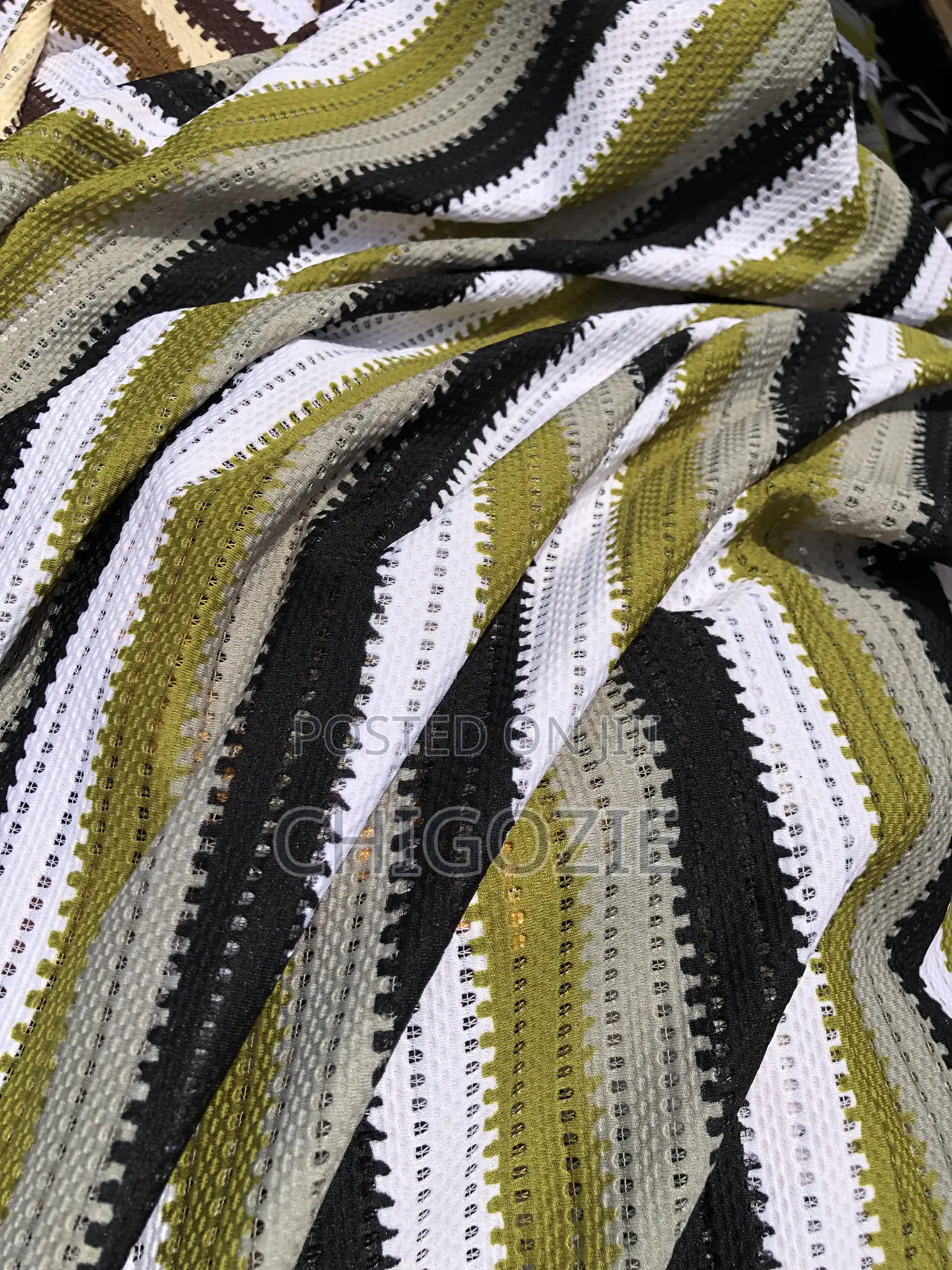 Fabrics Stripe Window Net