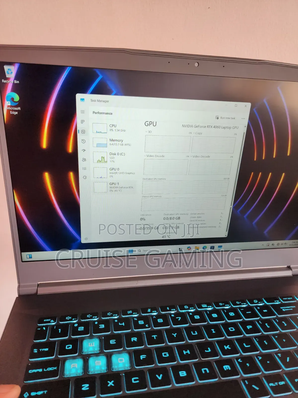 Laptop MSI GF63 16GB Intel Core i5 SSD 512GB