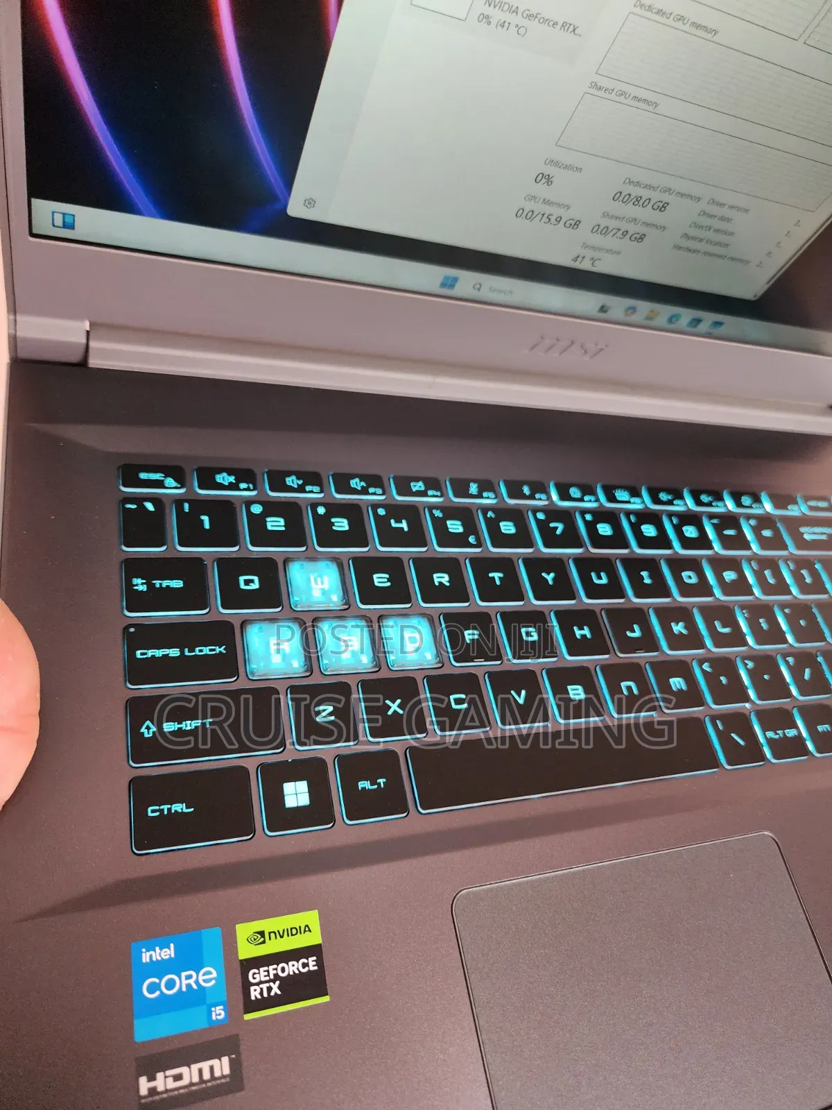 Laptop MSI GF63 16GB Intel Core i5 SSD 512GB