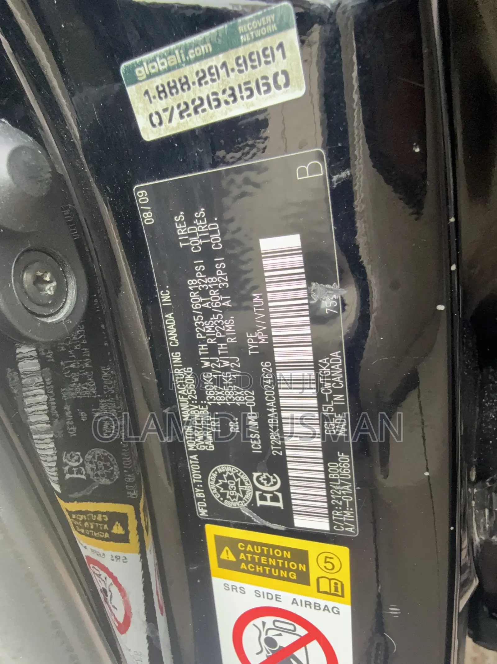 Lexus RX 350 2011 Black