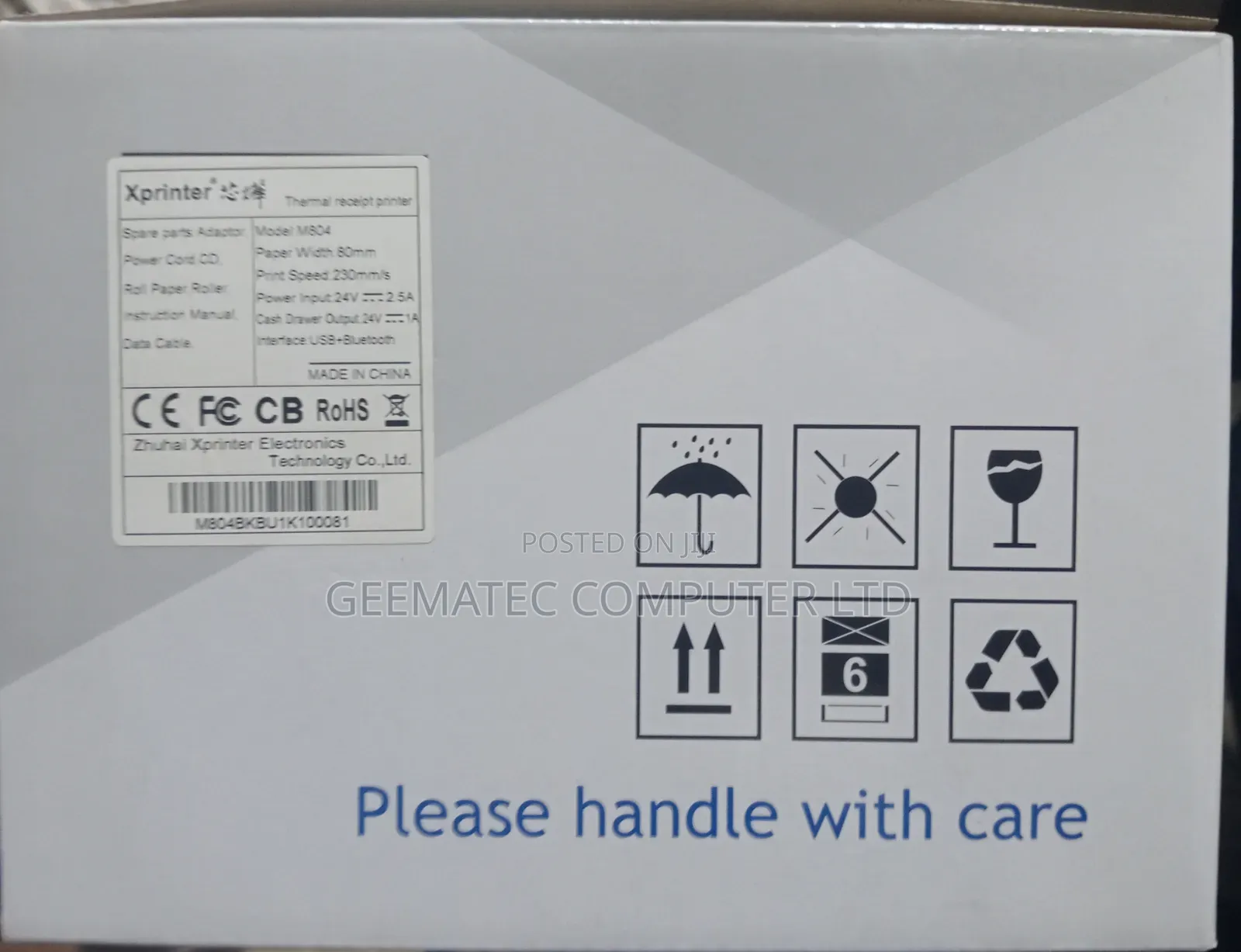 Xprinter 80mm Bluetooth Thermal Printer