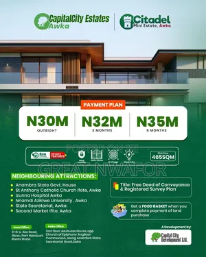 A Land Properties Located in Anambra State Awka Axis