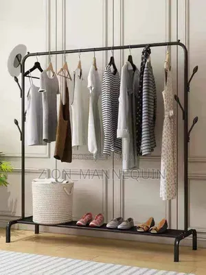 Multipurpose Single Pole Cloth Rack