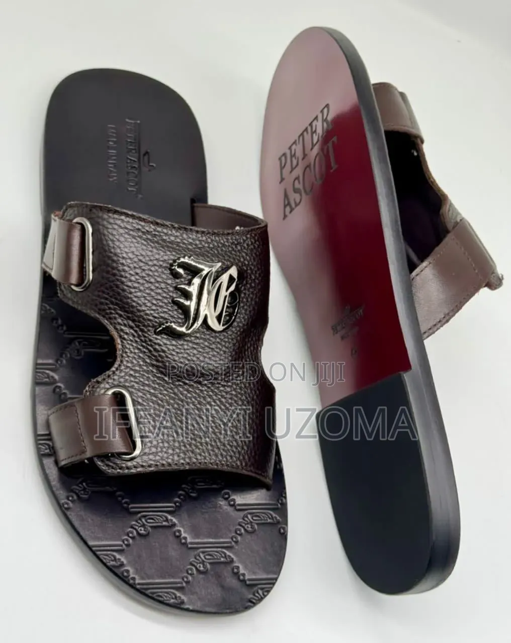 Original Strong Leather Men Slippers