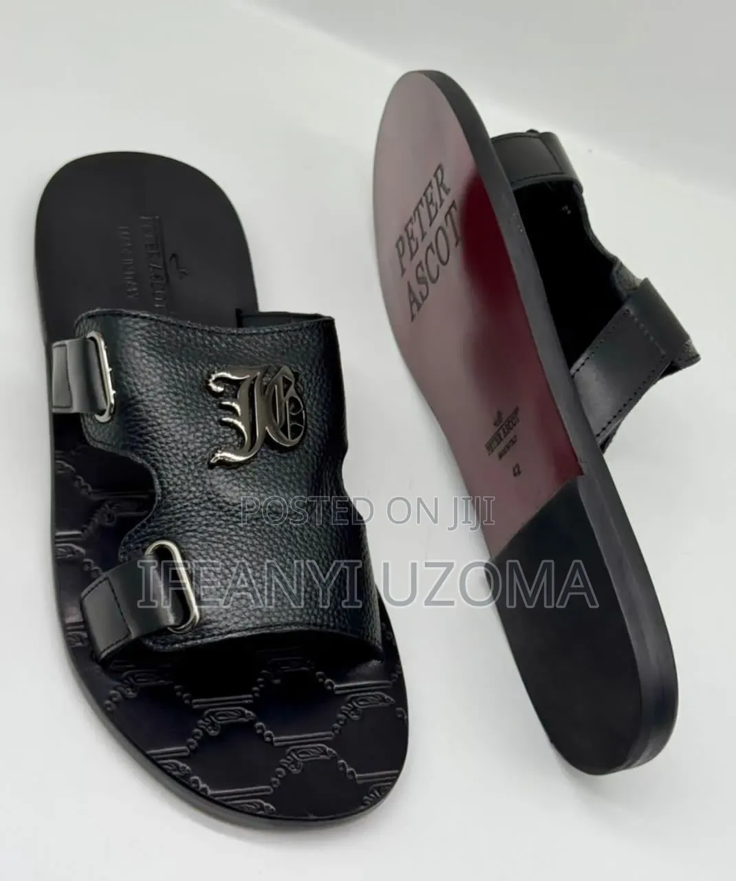 Original Strong Leather Men Slippers