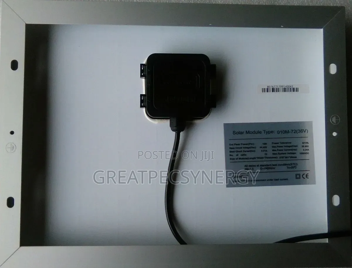 Solar Panel 2000ma With 9w And 6v