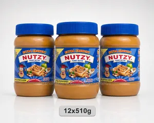 Nutzy Peanut Butter Extra Crunchy 12x510g