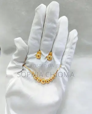 Ball Necklace and Earrings