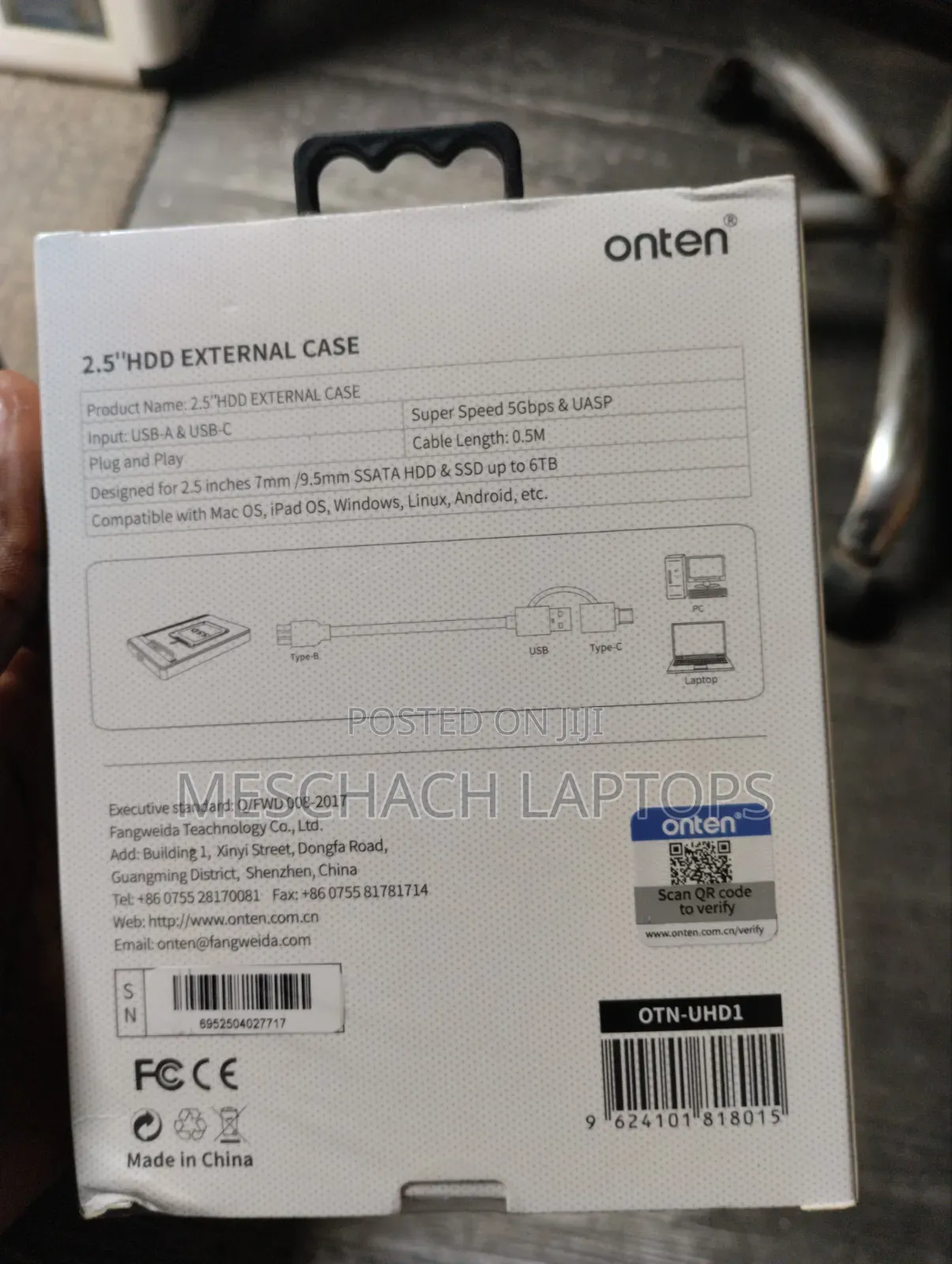 2.5 HDD External Case With Type C